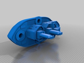 lego cruzador couraçado corpo 3d print model - Mito3D