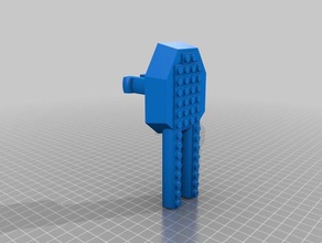 lego cruzador couraçado turrent 3d print model - Mito3D