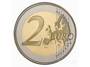 moneta da 2 euro monete & distintivi la 3d print model - Mito3D