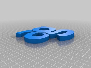 portachiavi andrea galeazzi keychains goodyoutuber 3d print model - Mito3D