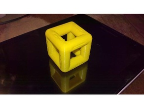 cube de la chaîne dé 3d print model - Mito3D