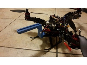hj-y3 tricopter gimbal adapter r c vehicles 3d print model - Mito3D