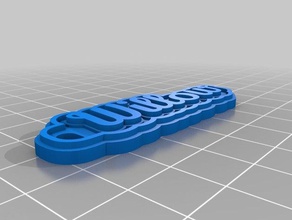 willow keychains customized 3d print model - Mito3D