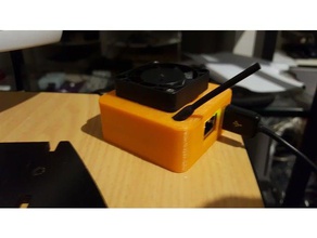 orange pi zero coperchio del contenitore l'elettronica caso recinto orangepi finestra di progetto 3d print model - Mito3D