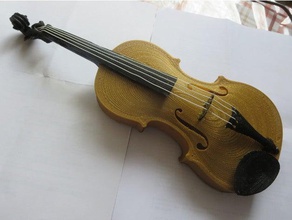 tunnelplan violin music 3d print model - Mito3D