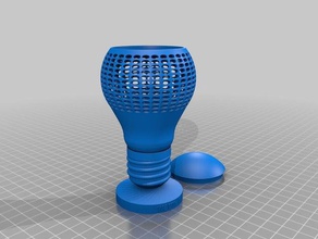 rodada bateria candel titular arte interativa tealight 3d print model - Mito3D