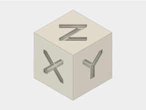 Kalibrierung cube 20x20x20 mm 3d-Druck-tests box test 3d print model - Mito3D