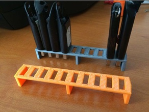 fácil de impresión unidad memoria rack equipo titular la 3d print model - Mito3D