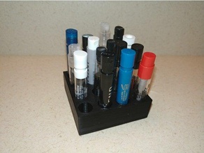 cologne sample holder containers 3d print model - Mito3D
