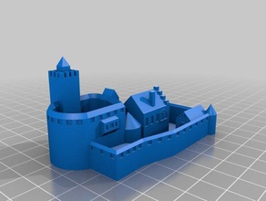 ch chateau bilstein aubure edifícios e estruturas 3d print model - Mito3D