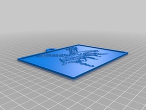 özelleştirilmiş lithopane benim 2d sanat 3d print model - Mito3D