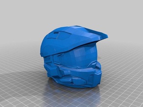 halo-Helm - printable Skulpturen 3d print model - Mito3D