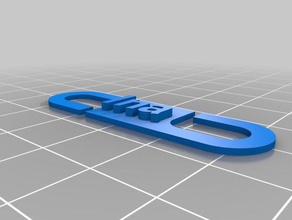 meine angepasste Kabel-Etiketten - Organisation kundengebundene 3d print model - Mito3D