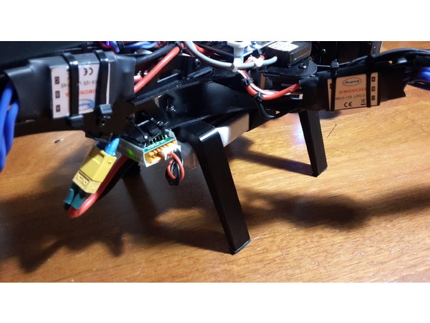 hj-y3 tricopter trenes de aterrizaje r c vehículos 3D print model - Mito3D