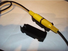 rca plug end lock electronics 3d print model - Mito3D
