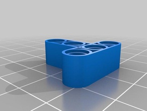 3x3 lego technic t-beam 3d printing customized 3d print model - Mito3D