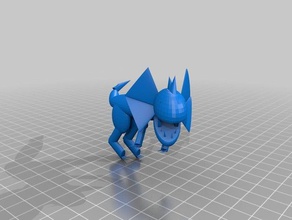 dinosaurio a los animales biblioteca tinkercad 3d print model - Mito3D