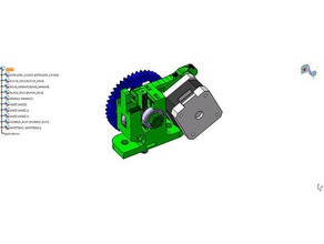 delta yazicilar n wade extruder 3d printer parts bowden kossel 3d print model - Mito3D