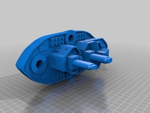 lego Schlachtschiff dreadnought Körper klein 3d print model - Mito3D