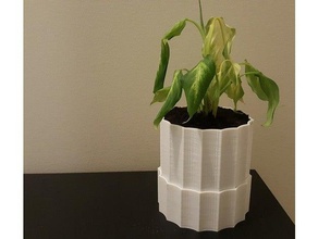 self watering star planter decor 3d print model - Mito3D