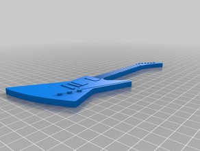 gibson explorer guitarra modelos elétrica violão guitarras a música 3d print model - Mito3D