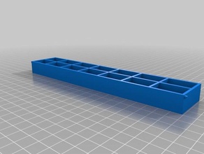 il mio personalizzati, scatola della pillola di 2 i contenitori su misura 3d print model - Mito3D