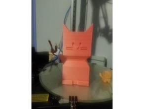 cali gato maceta de auto-riego los hogares cat 3d print model - Mito3D