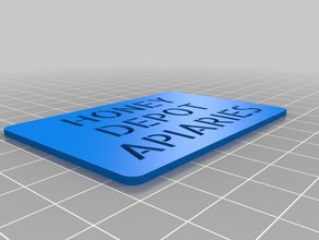 meine kundenspezifische tof benutzerdefinierte Schablone - parametrische Schilder & logos kundengebundene 3d print model - Mito3D