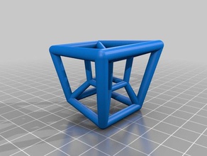 il mio personalizzato ipercubo matematica arte su misura 3d print model - Mito3D