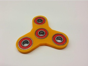regular tri hand spinner toys & games fidget work progress 3d print model - Mito3D