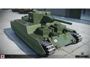 tank o-i super heavy japanese models 3d print model - Mito3D