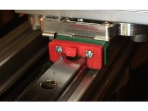 Endkappe Schmierung port mgn12 linear guide bearing block 3d Drucker Zubehör 3d print model - Mito3D