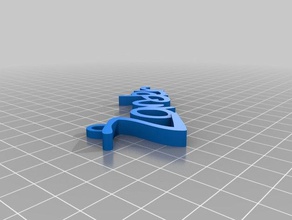 zander v clave llaveros personalizado 3d print model - Mito3D