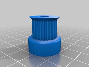 my customized parametric pulley - gt2-24t 3d printer parts 3d print model - Mito3D
