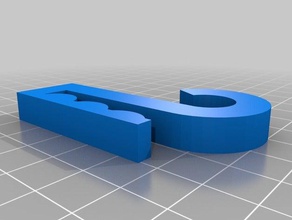 shopping bag peg clip famiglia 3d print model - Mito3D