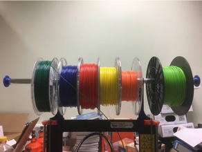 prusa i3 filamento-titular Impressora 3d acessórios filamento de titular spool 3d print model - Mito3D