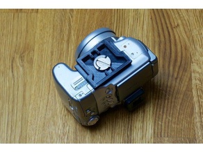 libération rapide de la plaque trépied pour appareil photo caméra kenro k nig manfrotto montage 3d print model - Mito3D