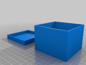 box 70x70x50 containers customized 3d print model - Mito3D