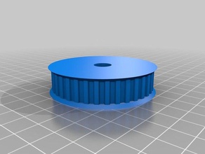 my customized parametric pulley - lots tooth profiles 3d printer parts 3d print model - Mito3D