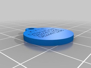 my customized customisable dogtag kyle pets 3d print model - Mito3D