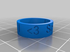scitech ksa les anneaux personnalisé 3d print model - Mito3D