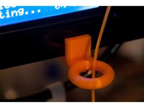 anet a8 filament guide closed 3d printer accessories holder simple 3d print model - Mito3D