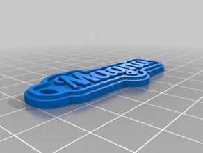 magna 2mm keychains customized 3d print model - Mito3D