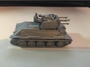t-34 flakpanzer 1 100 vehicles 1-100 flames war germany wwii 3d print model - Mito3D