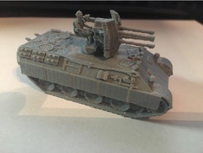 bergepanther quad 2cm de 1 a 100 veículos 1-100 chamas da guerra alemanha segunda mundial 3d print model - Mito3D