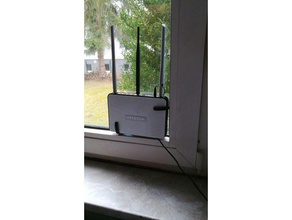 router de montaje la ventana fuentes casa freifunk wifi wlan 3d print model - Mito3D