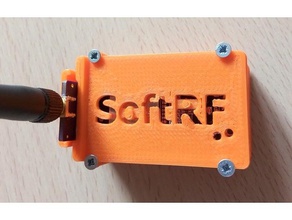 softrf dava İHA r c araçlar havacılık aviyonik çarpışma esp8266 flarm planör mavlink nodemcu nrf905 radyo telemetre 3d print model - Mito3D