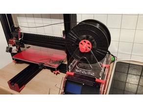 anycubic filament spool holder tuning set 3d printer accessories openscad tevo black widow 3d print model - Mito3D