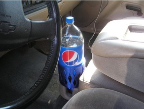 2 litros copa do adaptador a indústria automotiva garrafa de litro carro porta-copo o suporte copo 3d print model - Mito3D
