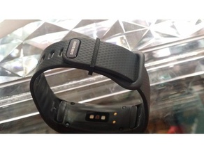 samsung gear fit 2 secure holder bracelets 3d print model - Mito3D